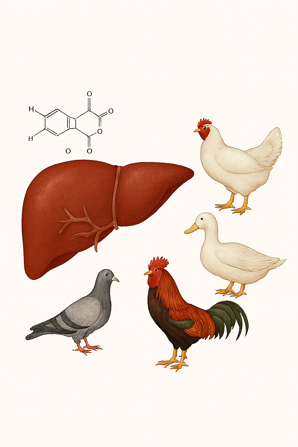Aflatoxin B1 hepatic metabolism in four commercial poultry species